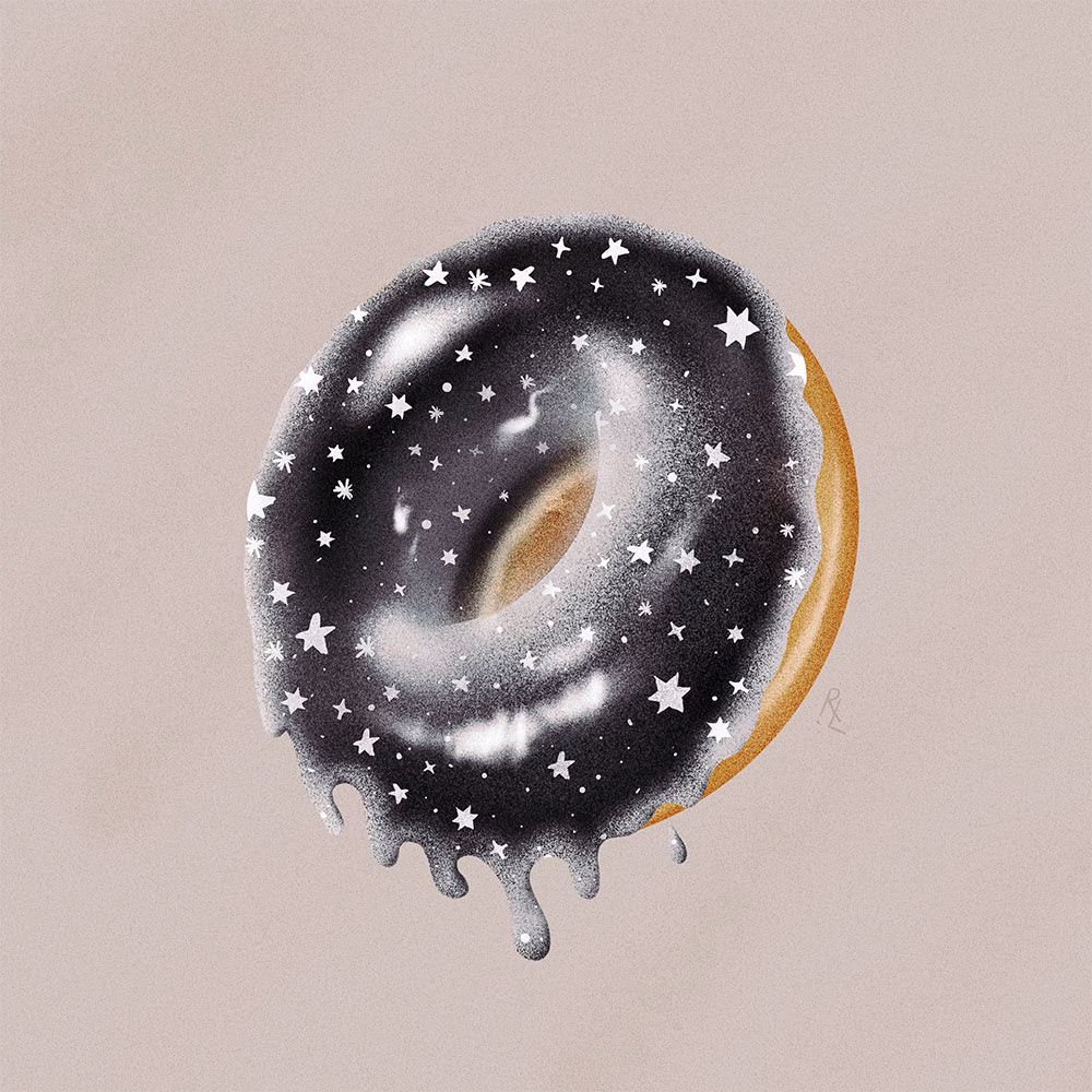 Doughnut — artwork by Rabatho Laka