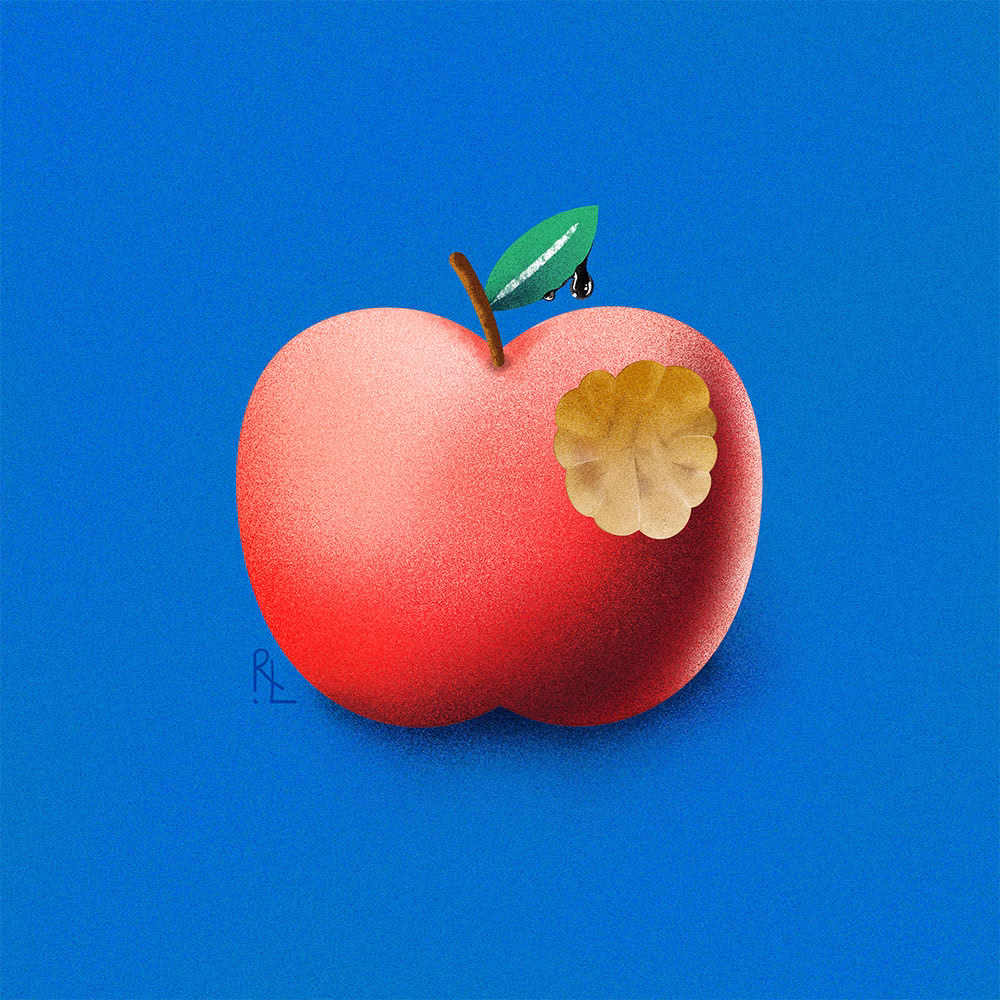 Forbidden Fruit — artwork by Rabatho Laka